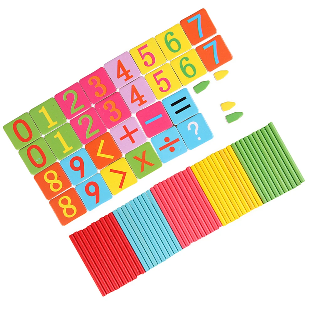 

Kids Mathematics Educational Toy Arithmetic Calculator Stick Environmental Friendly Non Fading Smooth H Brain