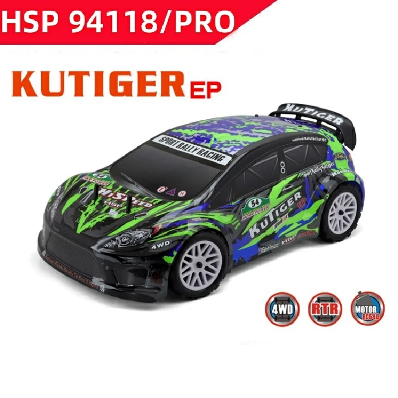 

HSP 94118 PRO 1/10 4WD 2.4G Радиоуправляемый раллийный автомобиль — матовая/бесщеточная игрушка Ford Fiesta и HPI WR8 Style