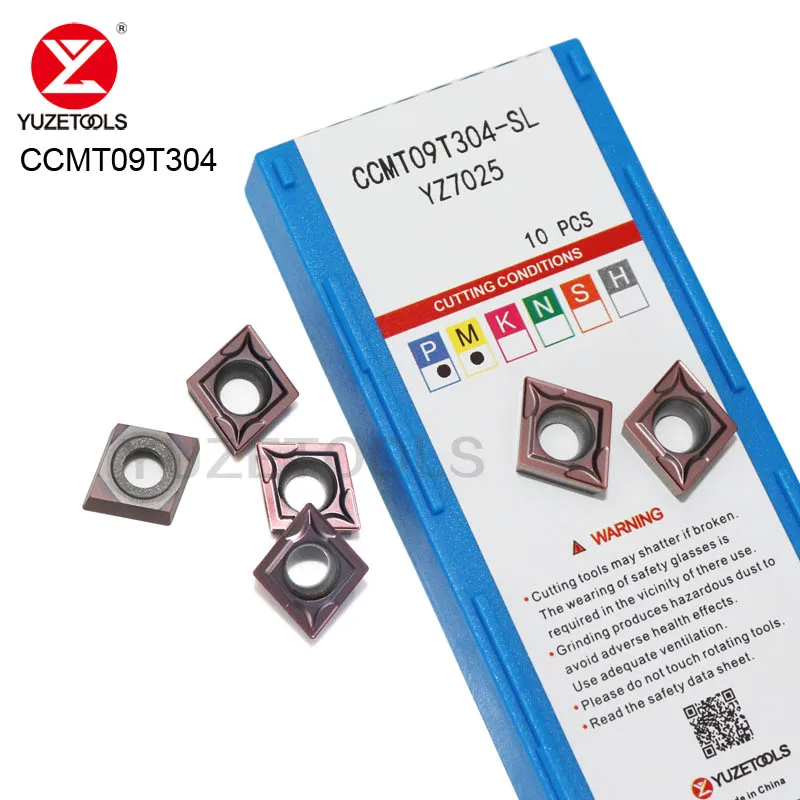 Ccmt060204 ccmt060208 ccmt09t304 ccmt09t308 ccmt120404 torno externo torneamento ferramenta carboneto de corte para aço inoxidável