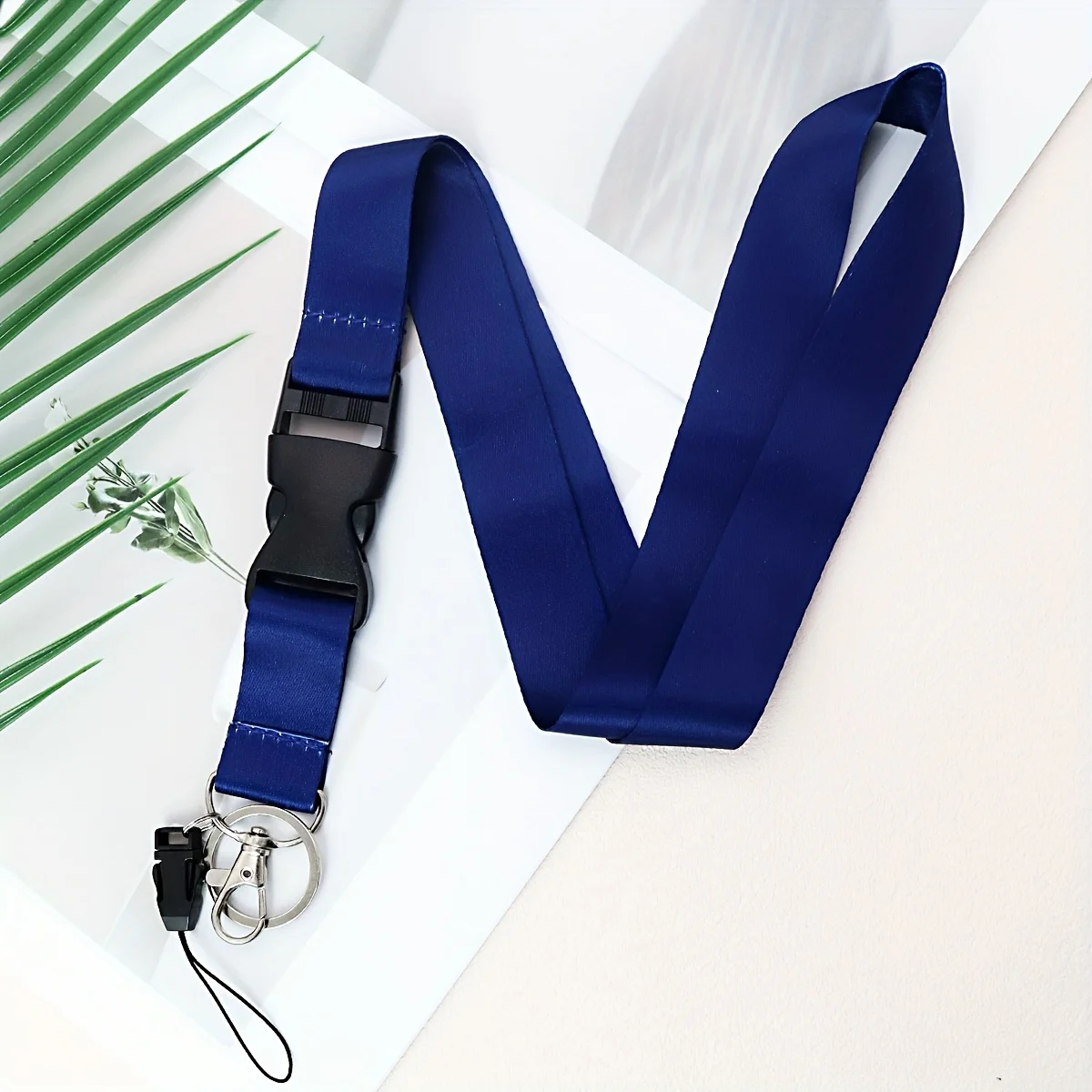 Lanière détachable Anti-perte pour enseignant, bleu profond, pour porte-clés, Badge d'identification, porte-carte, sangle de téléphone, accessoires cadeau