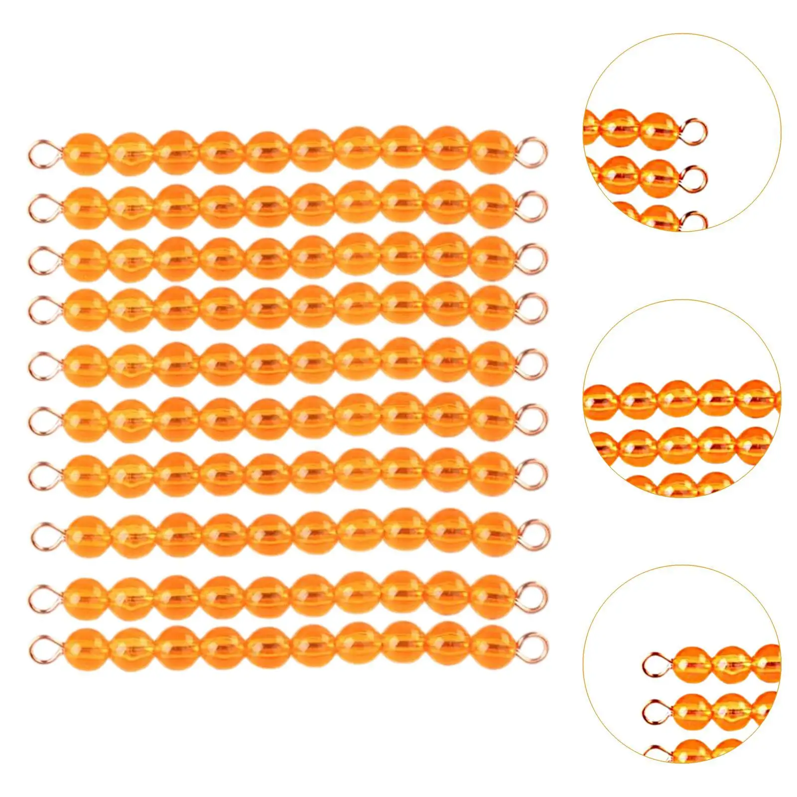 10 Stuks Montessori Kralenkettingen Wiskundige Materialen Voor Kinderen Peuters Cadeau