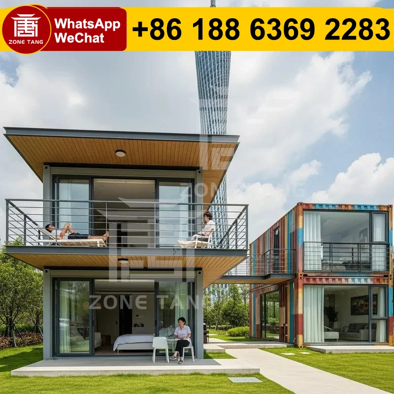 

Prefab Cabins Garden House Flat Pack House Luxury Container Homes Tiny House Wind Resistance Labor Camp Customization Ecological