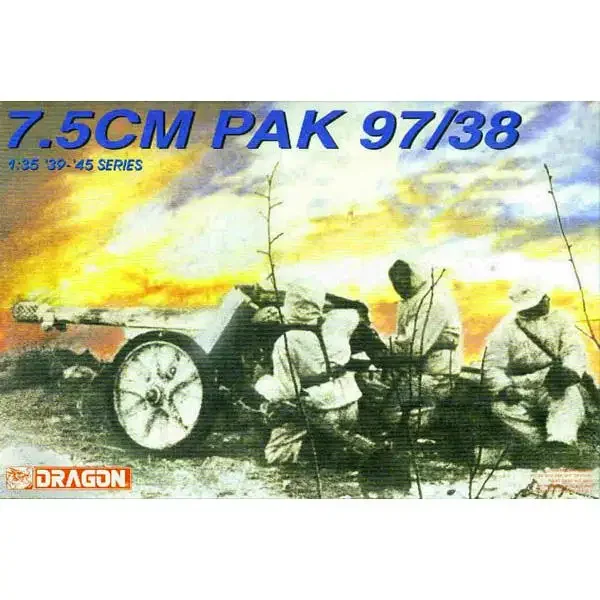 DRAGON 6123 1/35 German PaK 97/38 75mm Anti-Tank Gun Model Kit