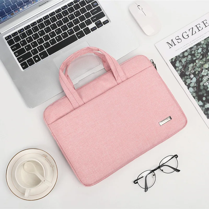 Laptop Bag Women 2024 13.3 14.6 15.6 Inch Office Notebook Sleeve Case Travel Computer Handbag Elegant Fashion Luxury