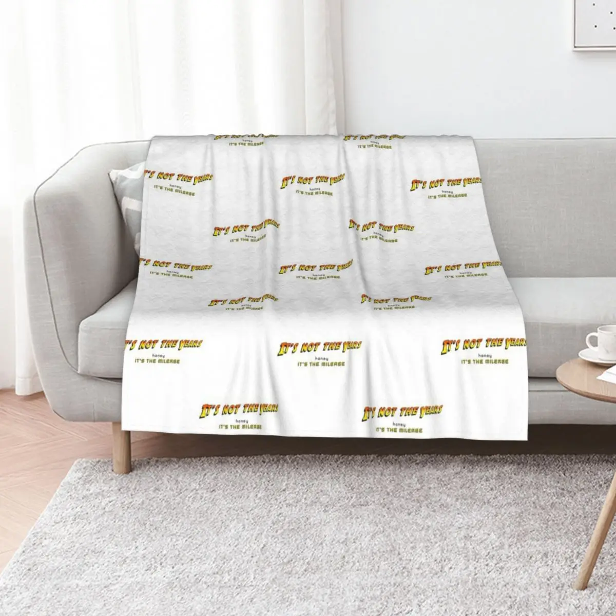 It_s not the years, honey... Throw Blanket for babies Polar decorative Luxury Brand Luxury Designer Giant Sofa Blankets