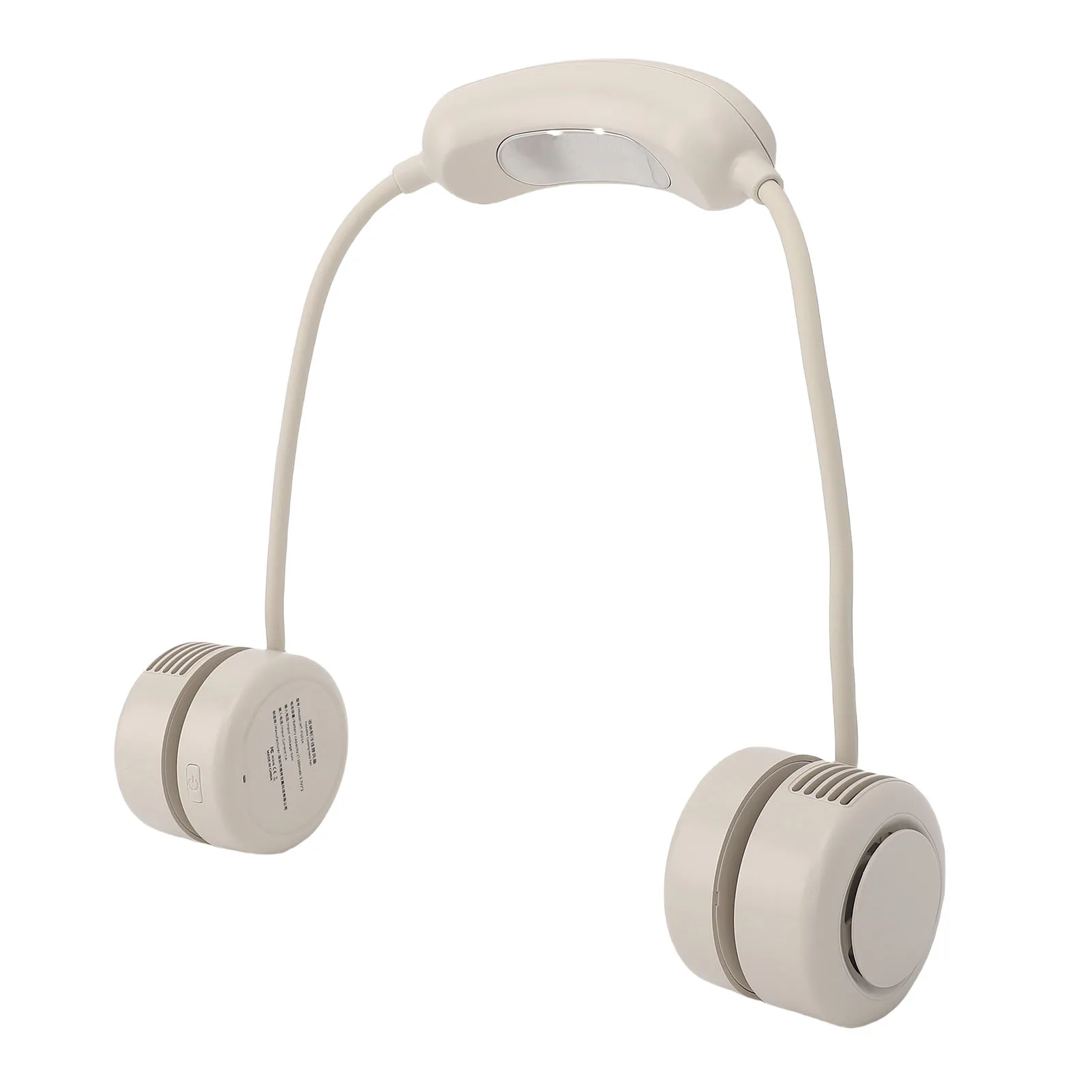 مروحة معلقة للرقبة، 3 تروس، تصميم مريح قابل للتعديل، مروحة رقبة هادئة قابلة للطي يمكن ارتداؤها لمروحة الرقبة المحمولة لركوب الدراجات على الشاطئ