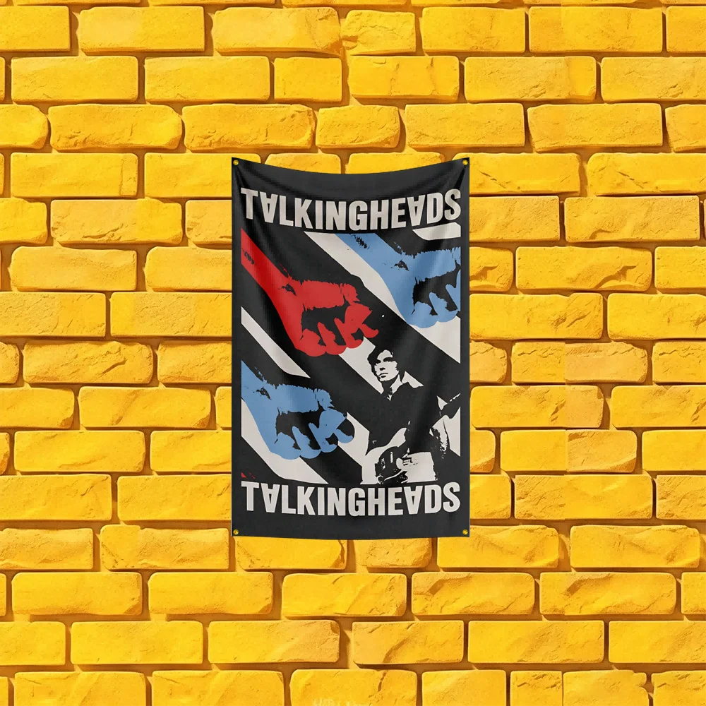 Talking Heads Tribute Music Flag 3x5 FT Polyester Decorative Banner For Home Bar Music Room Gift