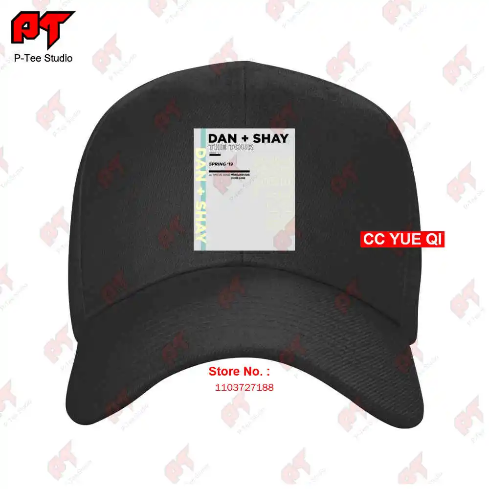 Dan + Shay-gorra de béisbol de camión, gorra de béisbol con concierto de la gira de primavera 2019, 386H