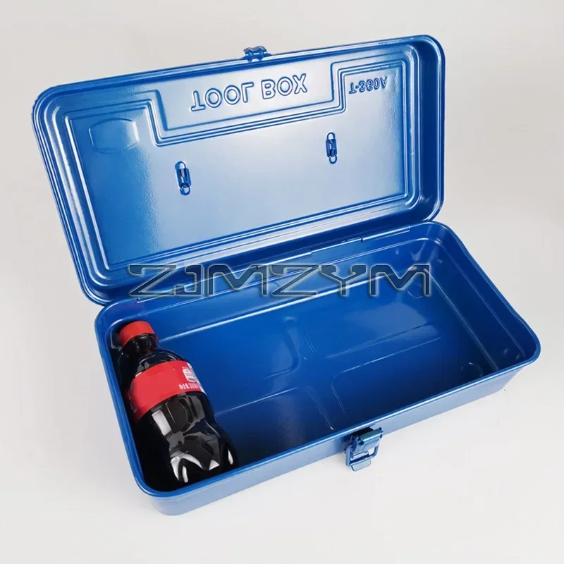 Metal Toolbox Multi-functional Household Portable Electrician Hardware Storage Box Iron Tools Container