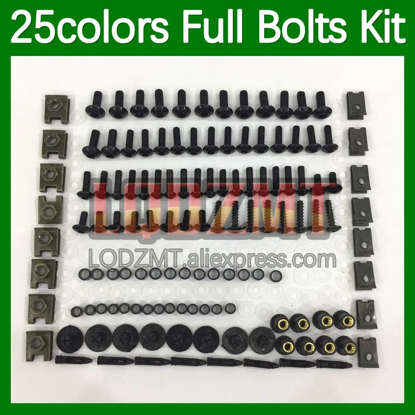 268pcs Body Bolt Full Screws Kit For HONDA VTR1000F SuperHawk VTR 1000 F 1000F 97 98 99 00 01 02 03 05 Fairing Bolts screw Nut