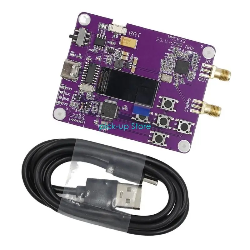 Q5WA 소형 6GHz RF 신호 생성기 소스 소스 보드 및 현장 테스트