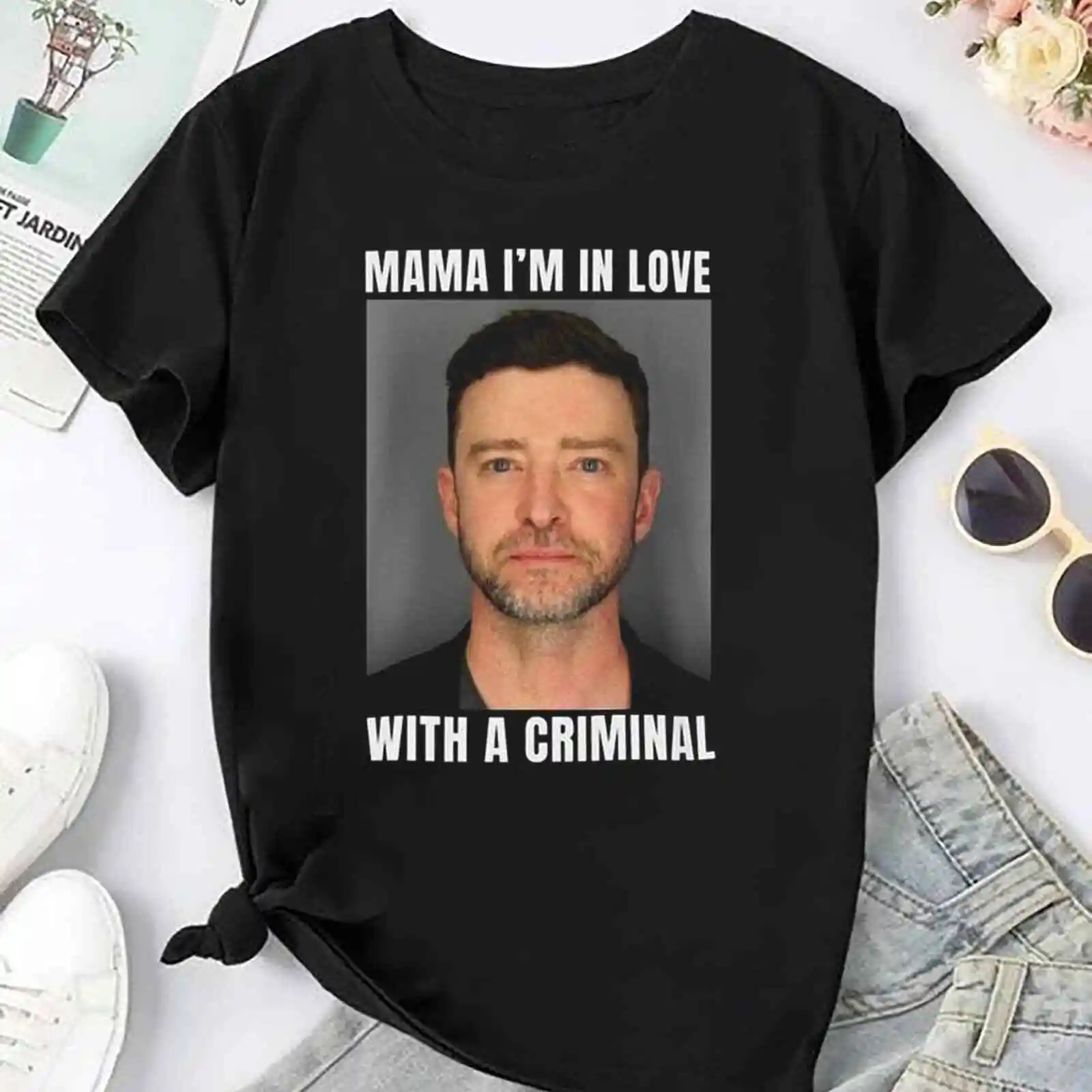 Justin Timberlake Mugshot Shirt, Funny Justin Timberlake Shirt, I'm In Love with