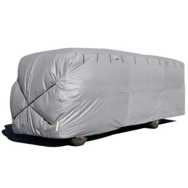 Waterproof UV Resistant RV Cover Hail Protection Caravan Long Travel Trailer Heavy  Cover