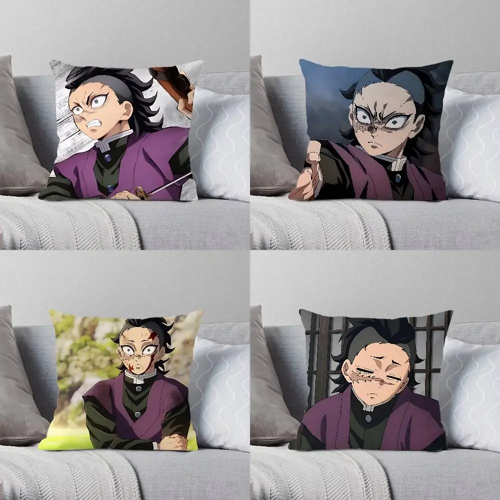 

Cool G-genya Shinazugawa Pillow Case Pillow Cover Decorative Pillowcases Cushions Pillowcase Ornamental Pillows For Living Room