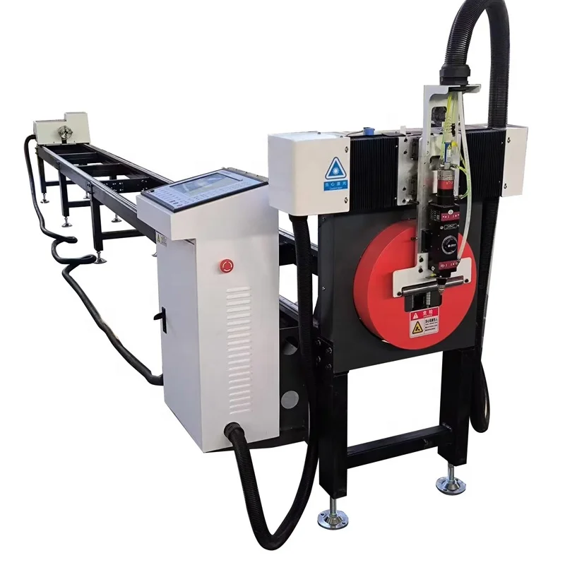 Low cost portable 120mm chuck laser pipe cutting machine round tube square tube cutting machine numerical control laser square t