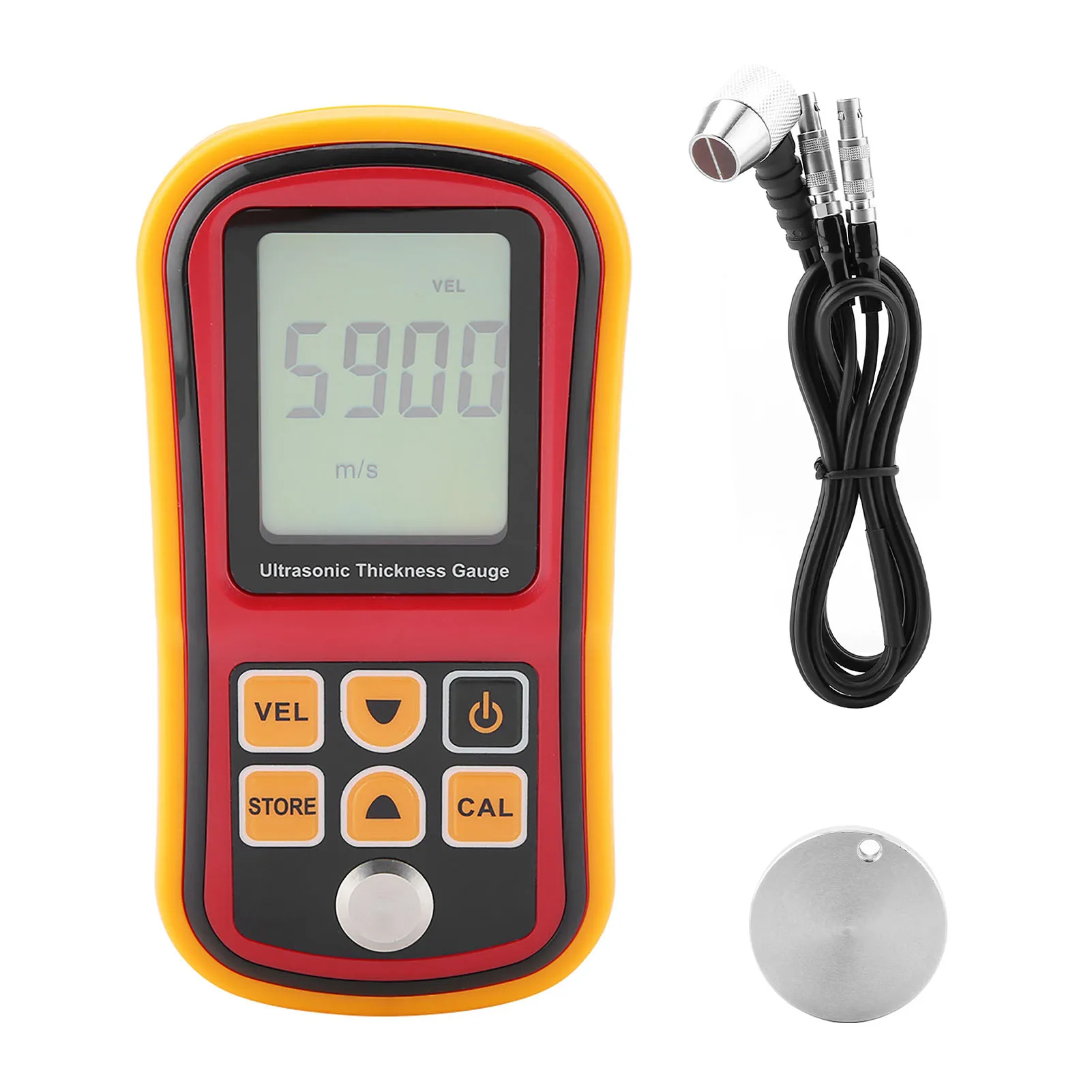 Digital Ultrasonic Thickness Meter 1.2‑300mm High Precision Velocimeter