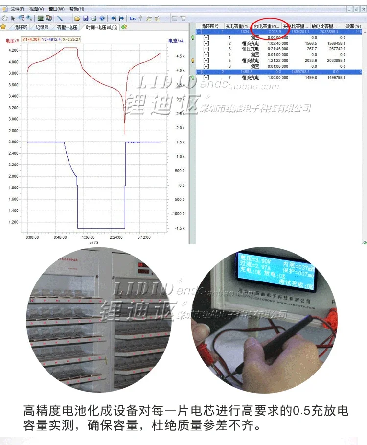 LIDIO 584460   3.7V2000mah lithium-polymeerbatterij lichtgevende plaatrecorder GPS-navigatie