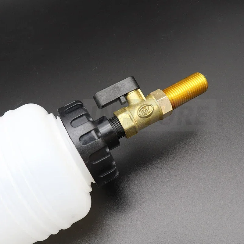 1L / 0.75L Car Brake Bleeder Pumping Fluid Pump Kit Capacity Oil Change Purge Tank Tubes Repair Tools Truck Auto Accessories