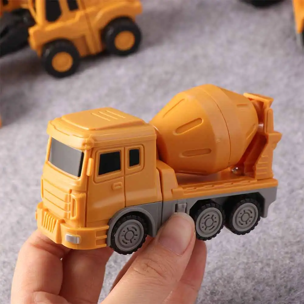 Deformation Magnetic Transform Engineering Excavator Mixer Detachable Assembly Engineering Vehicle Combination Truck Car
