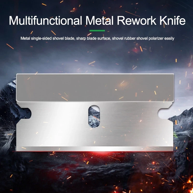 Hoja de reparación de pantalla explosiva de RL-023A, eliminación de pegamento seco OCA, desmontaje de pantalla, juego de cuchillos de retrabajo de Metal y cerámica
