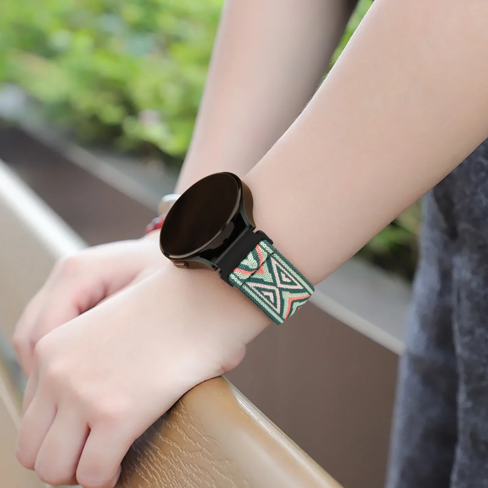 Эластичный нейлоновый ремешок для Samsung Galaxy Watch 7 6 4 5 40 мм 44 мм/5 Pro/4 6 Classic 42 мм 46 мм 47 мм/ремешок Active 2/Watch 3 41 мм