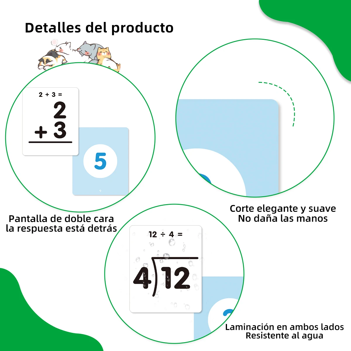Tracy Baby Mathe-Lernkarten-Set: Addition, Subtraktion, Multiplikation und Division für Lernmaterialien für Kinder