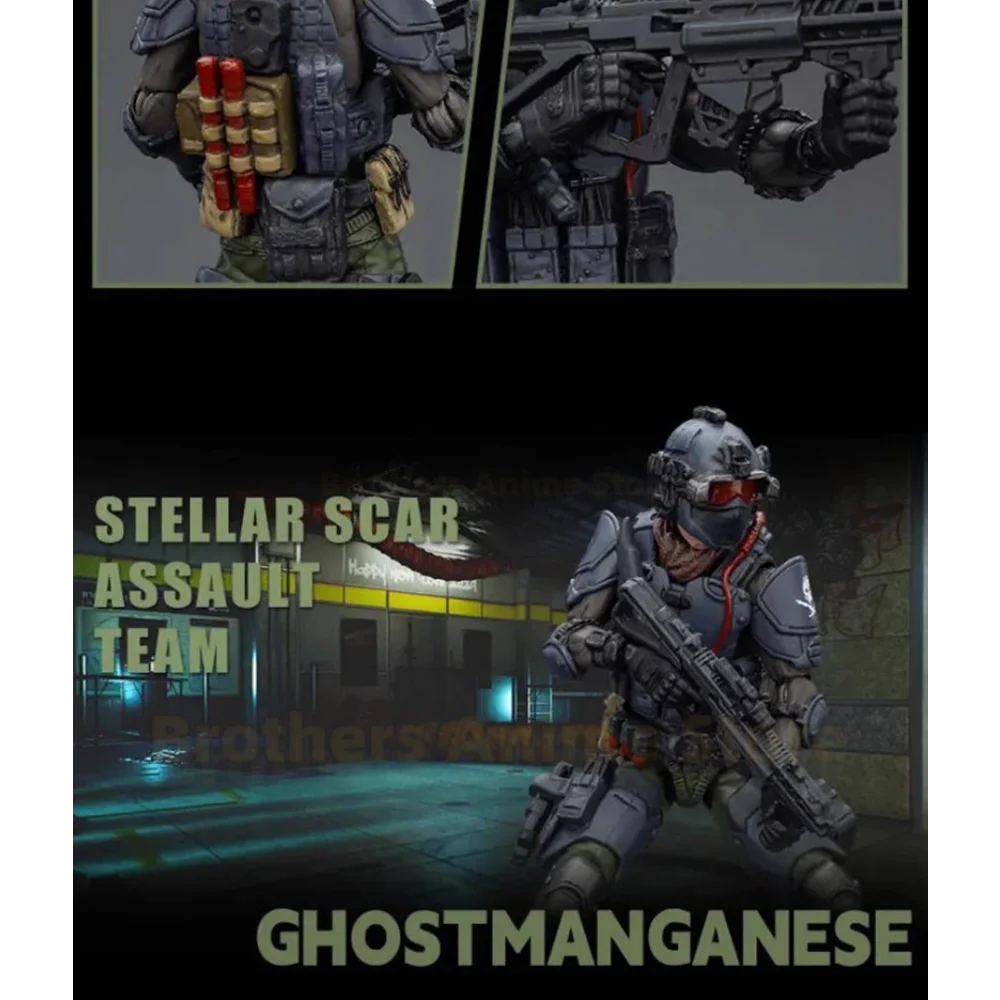 

JOYTOY Dark Source Series Star Mark Commando Five-man Group 1:18 Joints Movable Soldier Mannequin Play Figure Toy