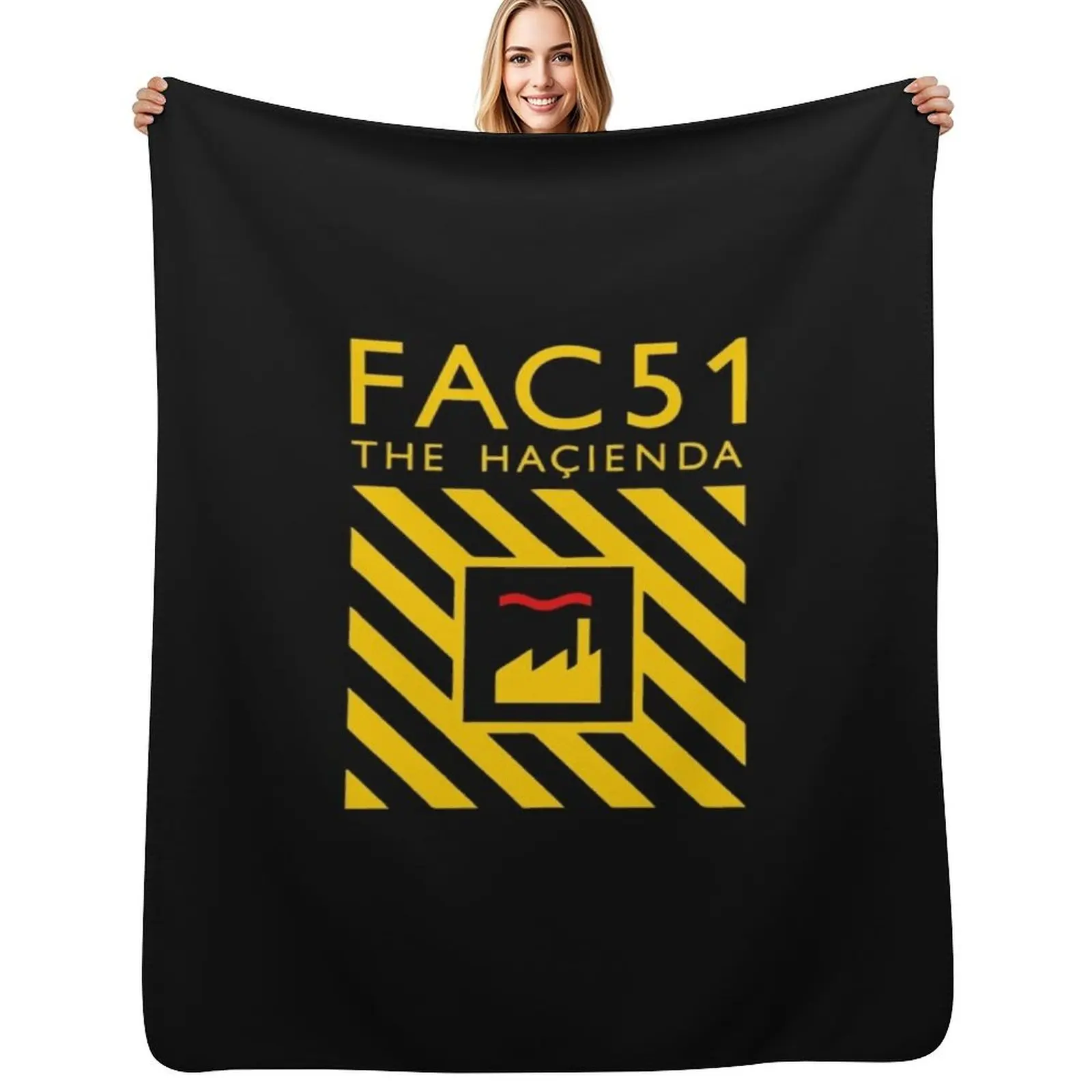 

BEST SELLER - FAC51 The Hacienda Merchandise Essential T-Shirt Throw Blanket Stuffeds Sleeping Bag Sofa Throw Heavy Blankets