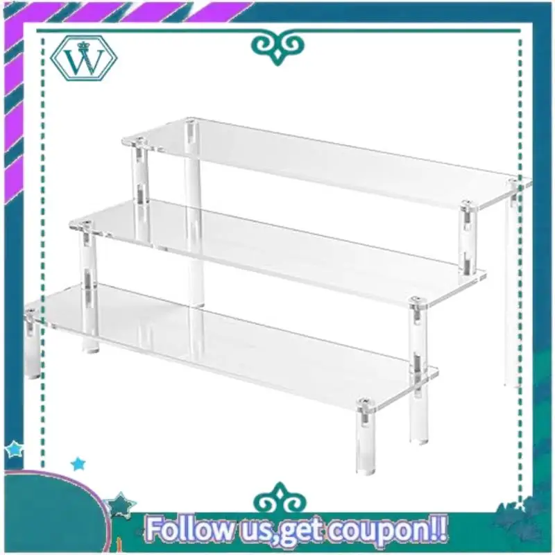 

Premium Acrylic Lifting Display Stand 3-Layer Perfume Tissue Display Stand Character Model Display Stand Dessert Rack