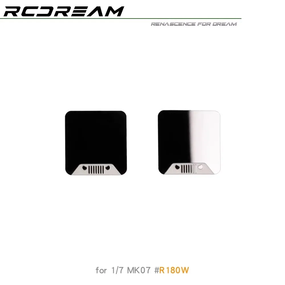 

RCDream 1/7 MK07 JK07 глянцевое зеркало со светоотражающим зеркалом из нержавеющей стали, модификация линз заднего вида # R180W
