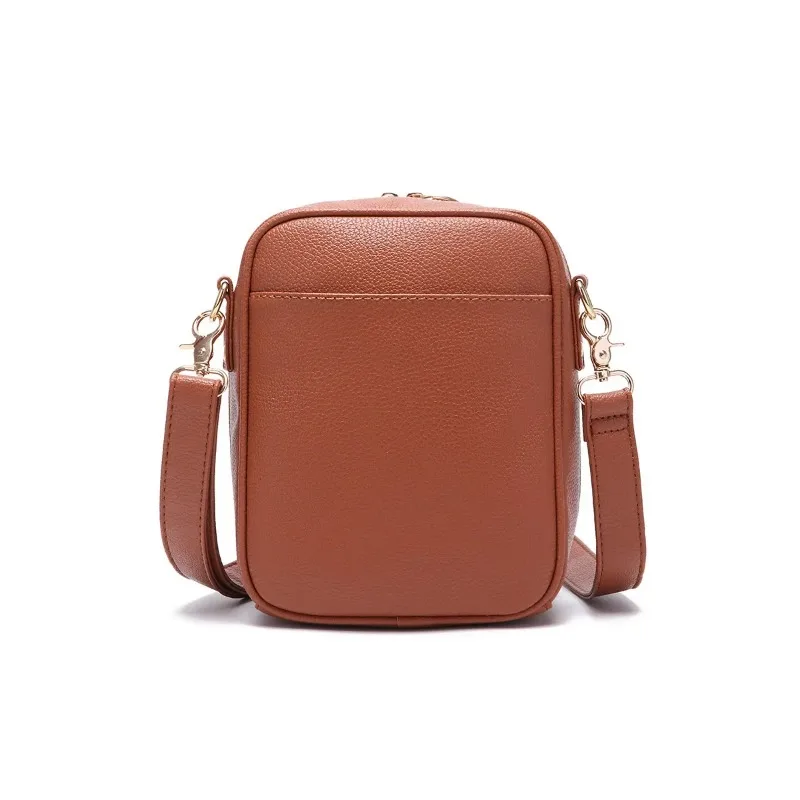 Vintage Schultertasche mit 10 RFID-Fächern, Doppelschichtig, Große Umhängetasche, Tragbare Tägliche Pendler-Tasche, Diebstahlsichere Handtasche für Frauen – Detail 20