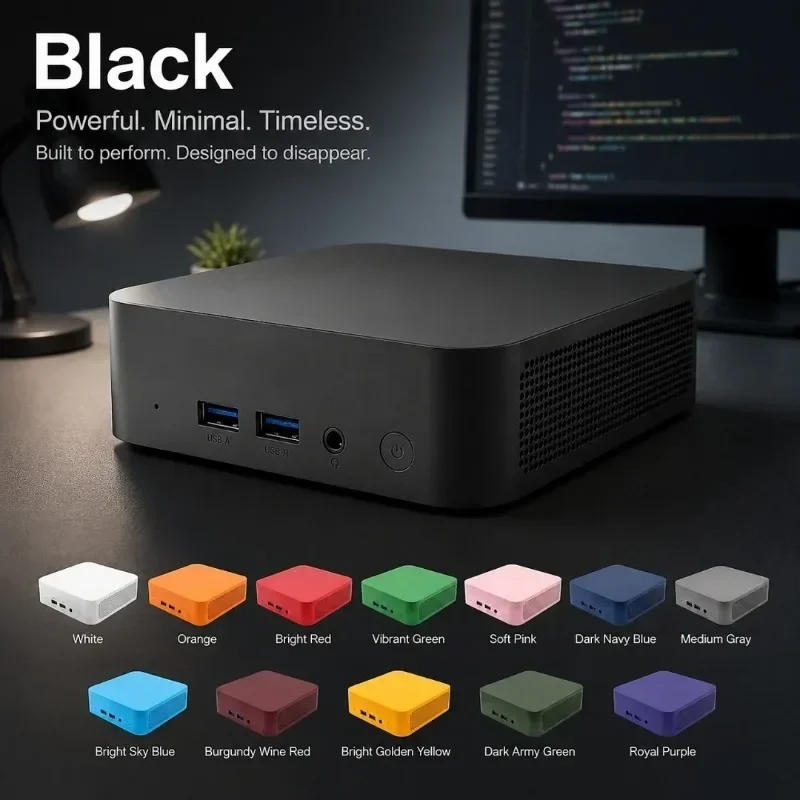 Compact Windows 11 Mini Host Intel Core N150 Processor 16GB Memory 1TB & 2TB WiFi6 Bluetooth 5.2 4K HD Home Office Mini PC Host