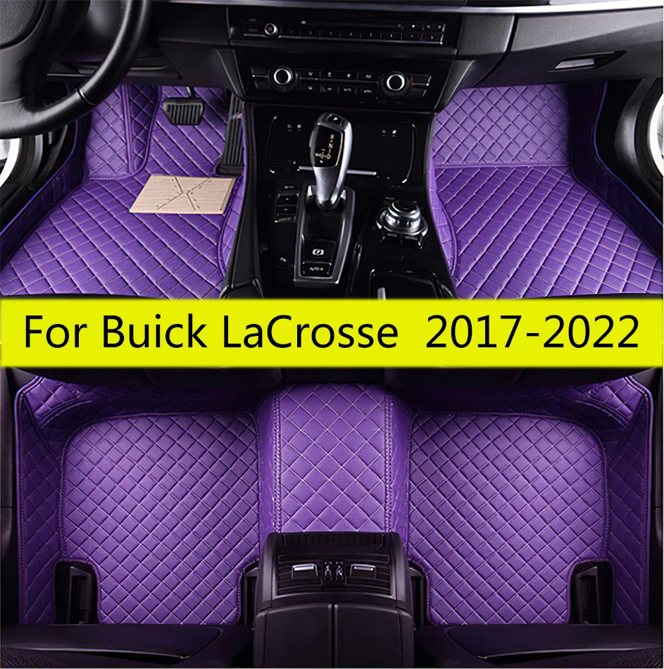 

Leather Car Floor Mats Fit For Buick LaCrosse 2017 2018 2019 2020 2021 2022 Auto Accessories Carpet Pads Vehicle Foot Matts Rugs