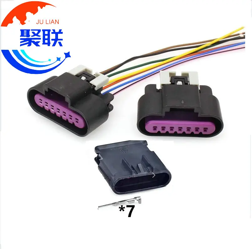 

1Set 7Pin 13604541 15317367 15317832 15359189 wiring sealed electrical harness connetor with terminals and seals 756606