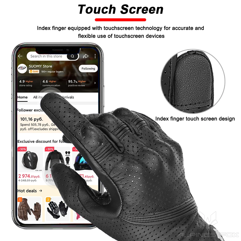Thumbnail 4 - #25 New Motorcycle Riding Gloves Arrivals