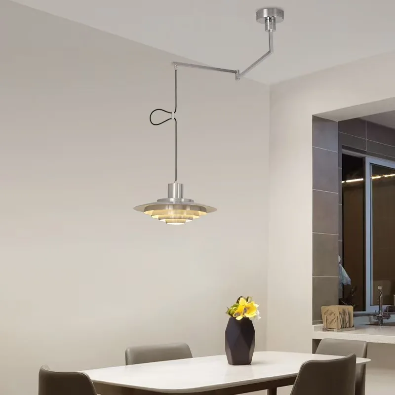 

Nordic White Silver Aluminium ufo Pendant Lights Art Designer lamp Dining room Bar Bedroom Minimalist Kitchen island Hanglamp