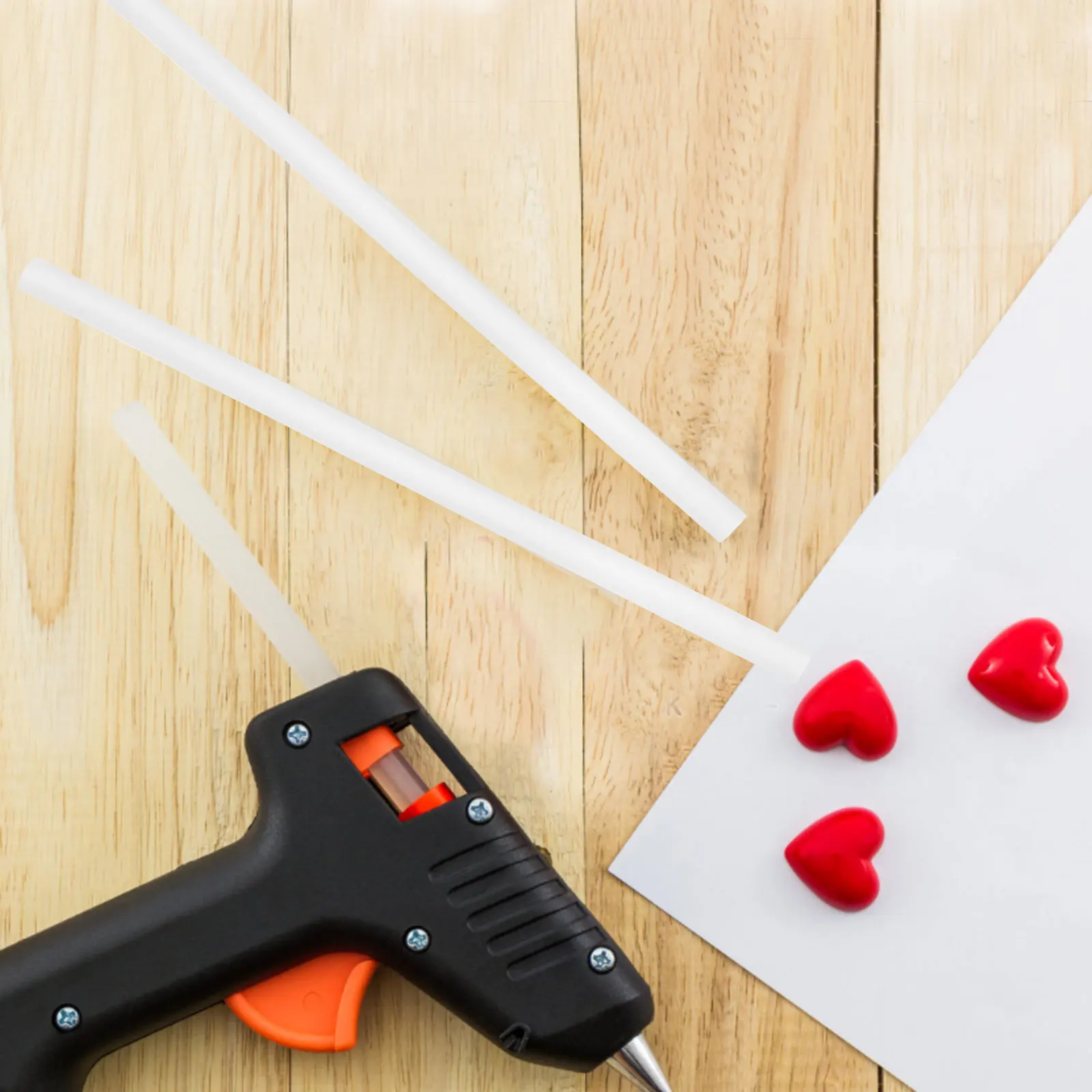 

50Pcs Hot Melt Glue Sticks Strong Adhesion Craft Glue for DIY Projects Home Repair Decorating Handicrafts Making Adhesive