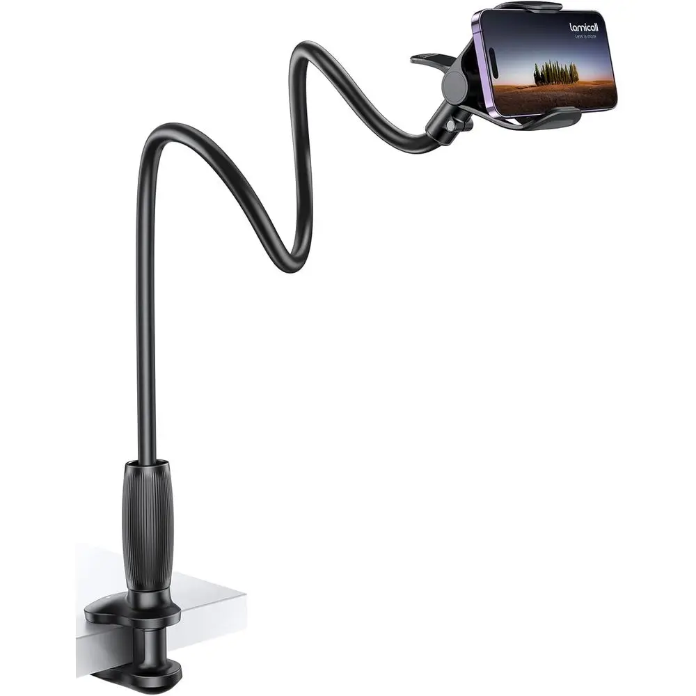 

Universal Long Arm Stand for 4-7 Devices with Enhanced Stable Clip