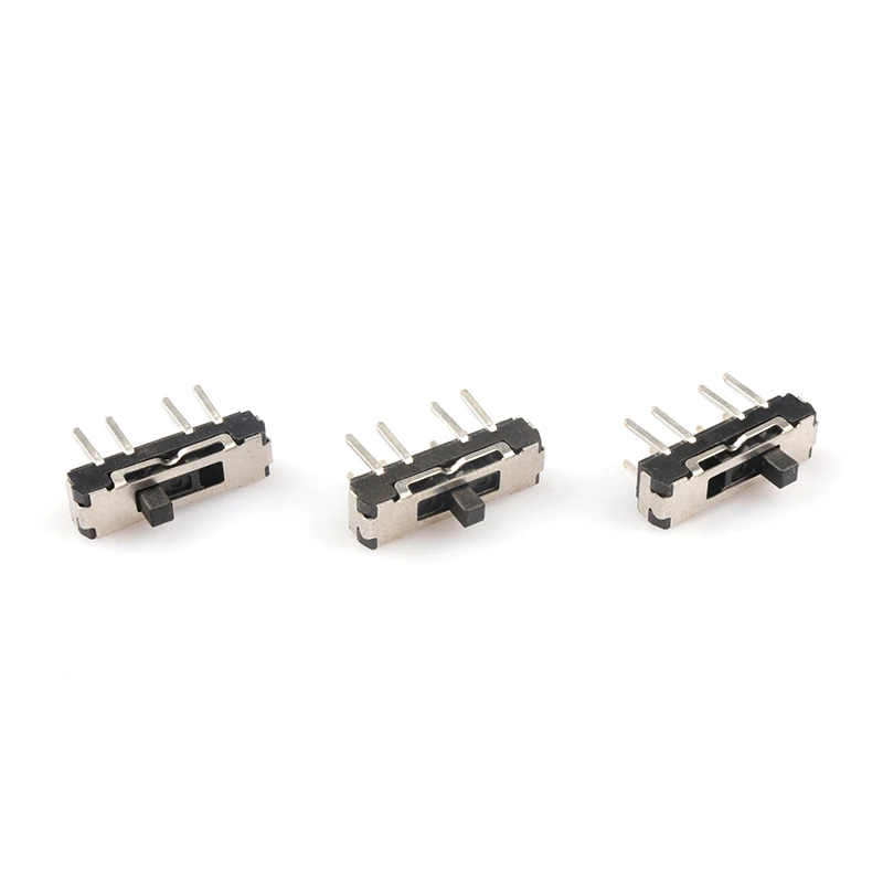 10PCS MSS23D18 toggle switch side slide switches MSS-23D18 8PIN 2P3T DPTT MSS-23D19 handle 2mm 3mm 4mm DIP SMD