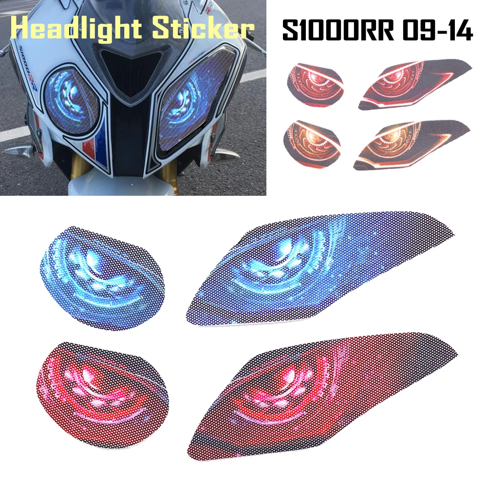 

Motorcycle Headlight Sticker For BMW S1000RR 2013 S 1000 RR S1000 RR 2009-2014 2012 2011 Decals Head Light Pegatinas 3D Guard