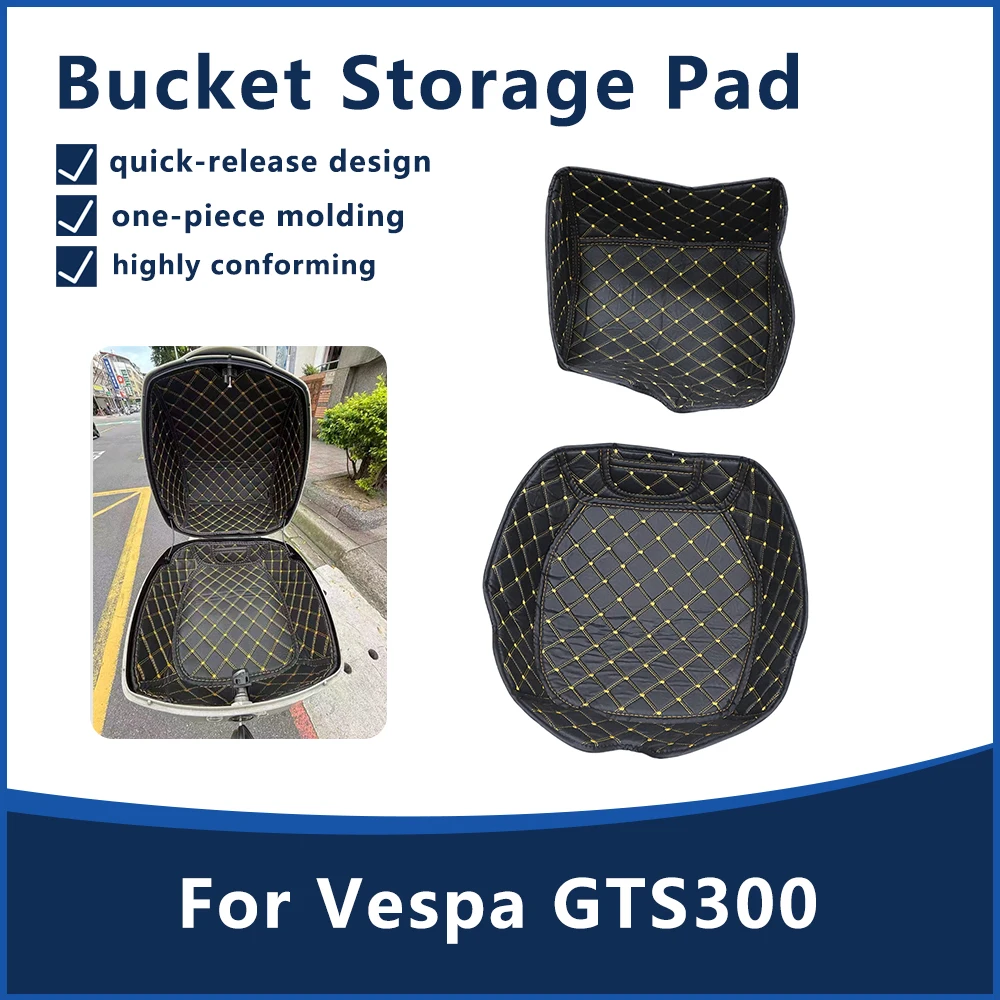 

Для Vespa GTS300 GTS 300 мотоциклетный задний багажник, чехол для заднего сиденья, коврик для багажника, защитная подкладка, аксессуары
