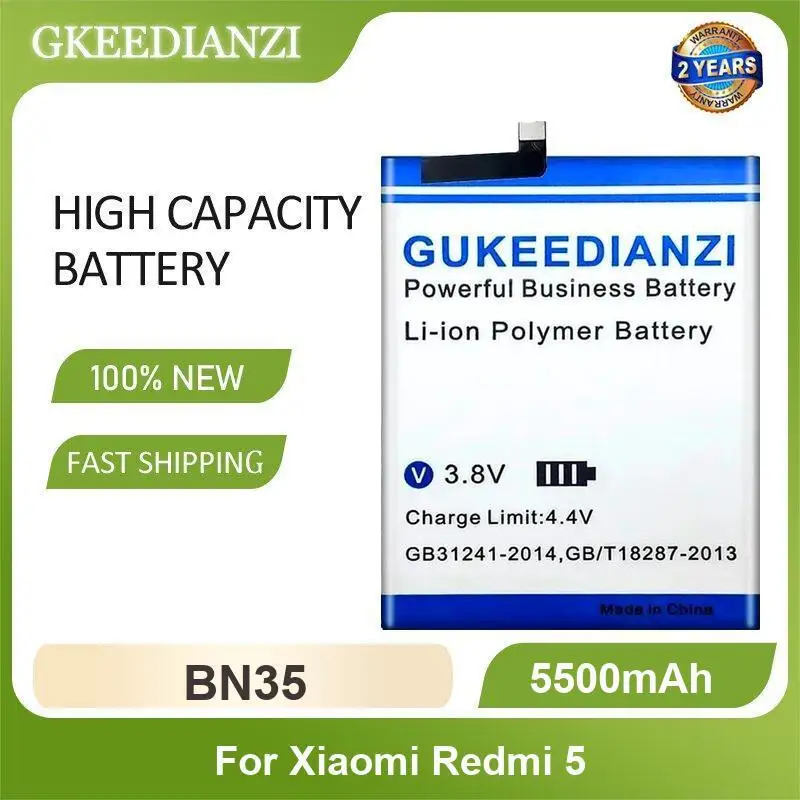 Battery For Xiaomi Redmi 5A 5 Plus BN34 BN44 BN35 High Capacity