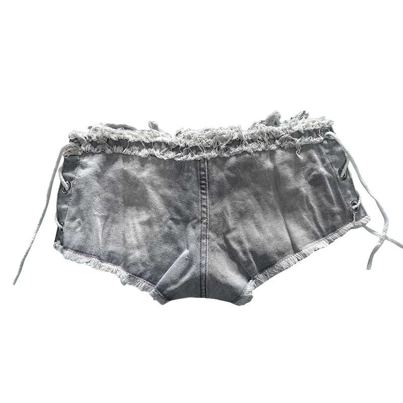 شورت جينز نسائي ممزق ، حافة خشنة ، خصر منخفض ، تناسب الجسم ، بنطال مثير للتنحيف ، مثير ، كوري ، الأوروبي ، الموضة الأمريكية ، الصيف ، جديد