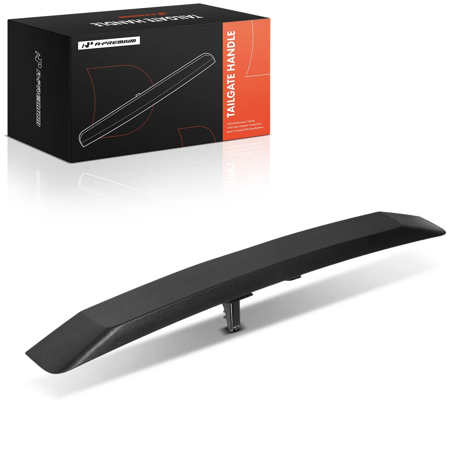 A-Premium Rear Side Tailgate Handle Texture Black for Jeep Liberty 2008-2012
