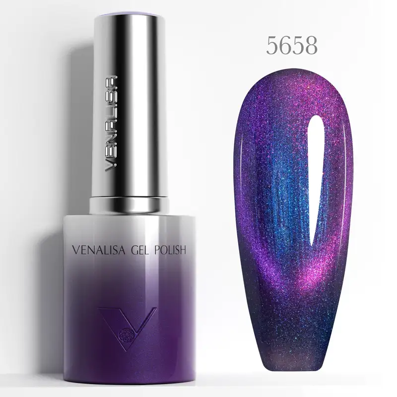 1pc Venalisa 10ml Nail Gel Polish Round Brush HEMA FREE TPO FREE Soak Off Sparkle Cat Eye Gel Lacquer Soft Texture Gel Varnish - Image 10