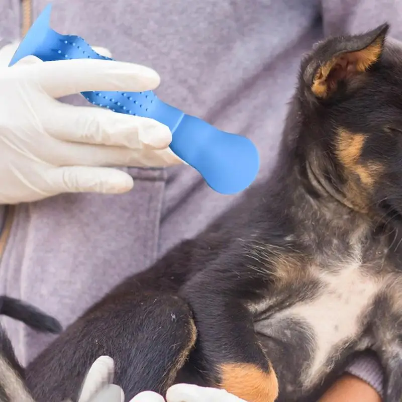 Applicatore di unguento in Silicone morbido per animali domestici pennello per applicazione di crema per pannolini per neonati Butt Pet Aids applicatore di unguento Tear Stai