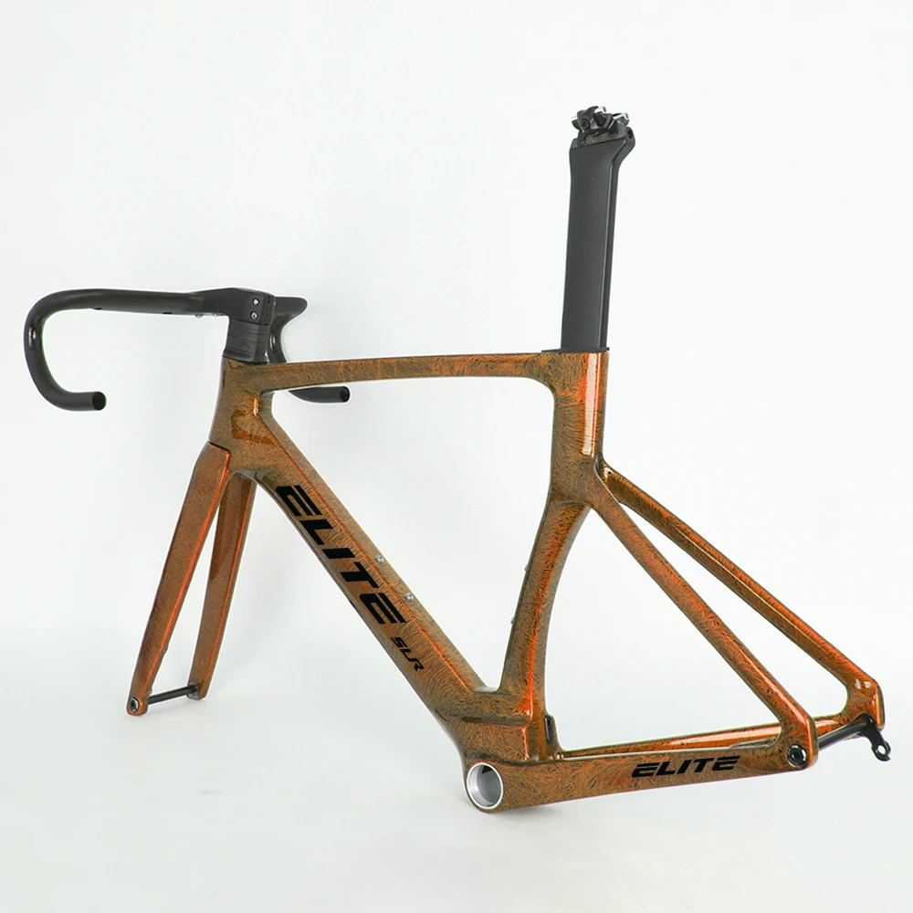 النخبة 700*32C سباق الطريق إطار دراجة هوائية خفيفة الوزن T1000 ألياف الكربون الطريق دراجة إطارات من خلال المحور مكبح قرصي 7 ألوان مخفية