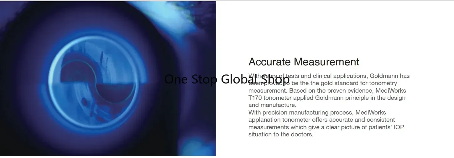 Ophthalmic Applanation Tonometer with Adaptor T170R