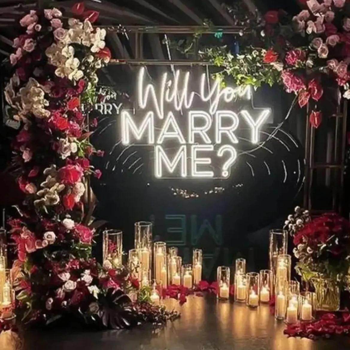 

Will You Marry Me Neon Sign Custom Bedroom Bar Wedding Engagement Party Home Wall Decoration Personalized Gift For Her
