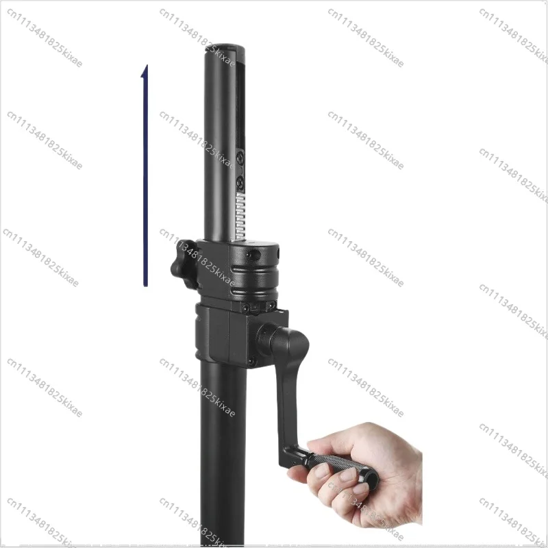 For Speaker Bracket Speakerstand Floor Stand Support Rod Subwoofer Double Speaker Support Rod Hand Crank Full Metal Bracket